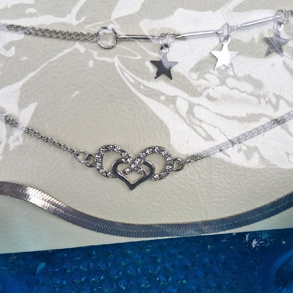 D'Bello Silver Necklace Set - Picture 4 of 5